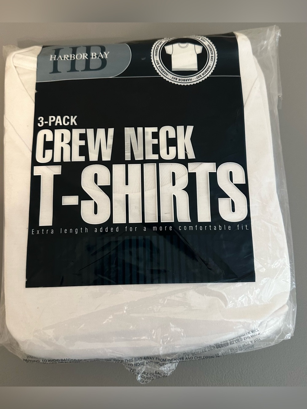 Harbor Bay 5XLT crewneck shirts TWO pack